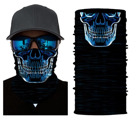 Men bike mask scarf face balaclava seamless outdoor ride sport motorcycle