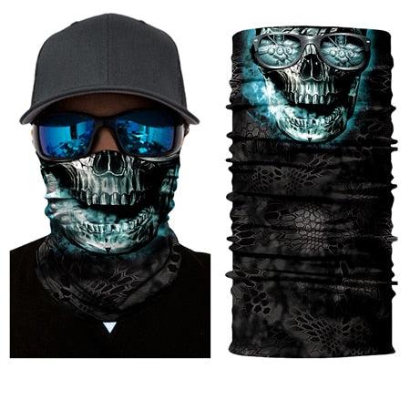Men bike mask scarf face balaclava seamless outdoor ride sport motorcycle