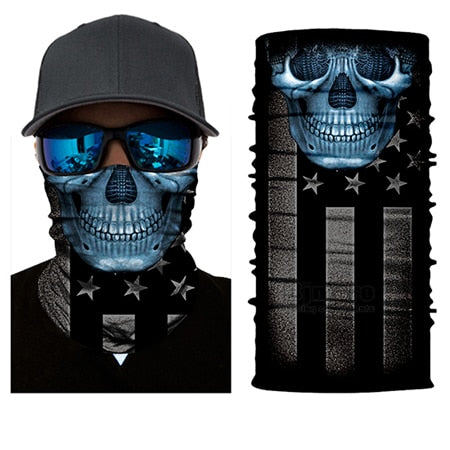 Men bike mask scarf face balaclava seamless outdoor ride sport motorcycle