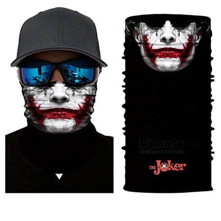 Men bike mask scarf face balaclava seamless outdoor ride sport motorcycle