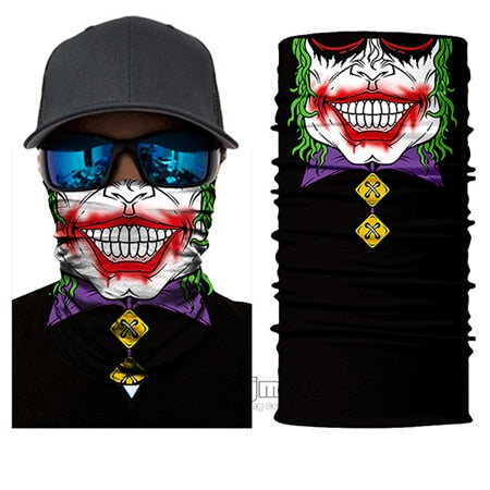 Men bike mask scarf face balaclava seamless outdoor ride sport motorcycle