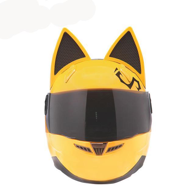 Motorcycle helmet black cat women full face fashion helmets funny gifts