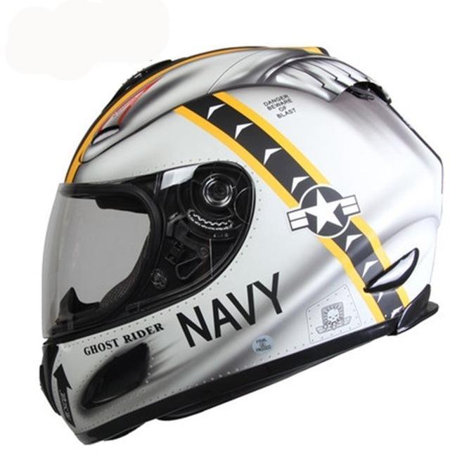 Ghost rider motorcycle helmet racing full face motobike helmets Dot Capacete