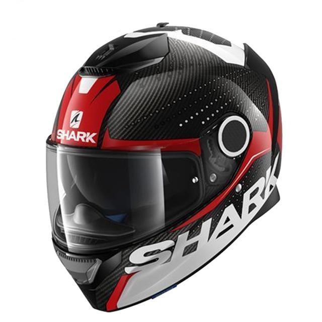 Full face motorcycle helmet black shark motorcycle helmets racing spartan herobike