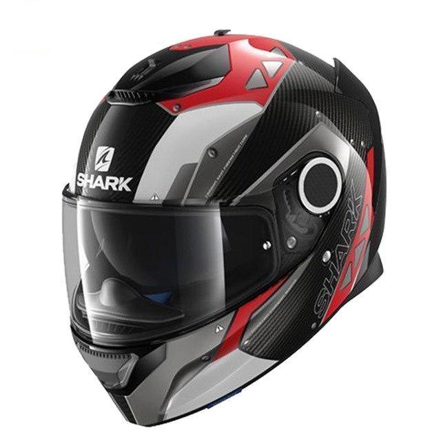 Full face motorcycle helmet black shark motorcycle helmets racing spartan herobike