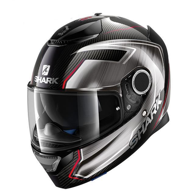Full face motorcycle helmet black shark motorcycle helmets racing spartan herobike