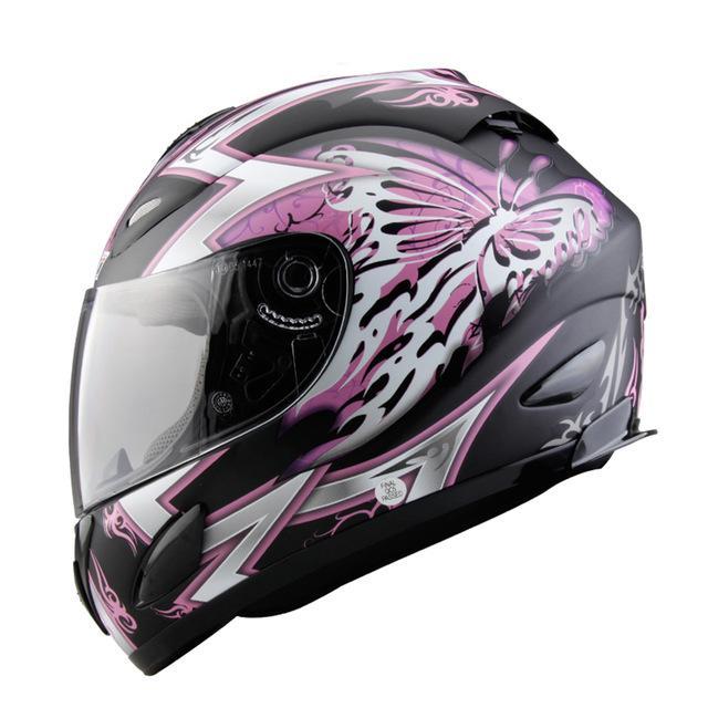 Cruiser full face motorcycle helmets chopper street bike racing clear lens