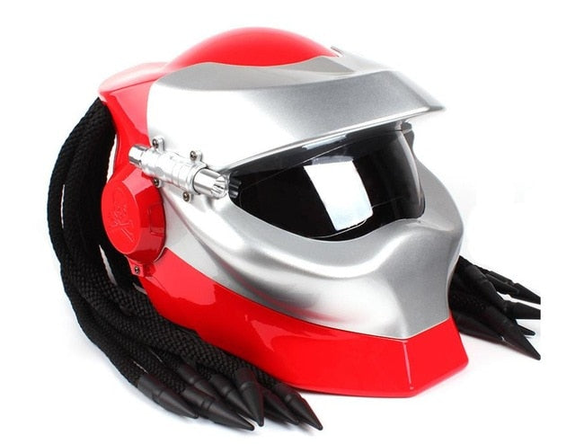 New predator helmets iron blood warrior motorcycle helmet retro superhero helmet