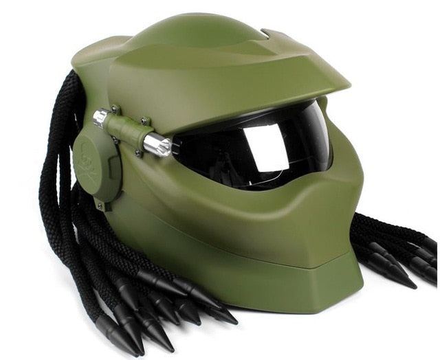 New predator helmets iron blood warrior motorcycle helmet retro superhero helmet