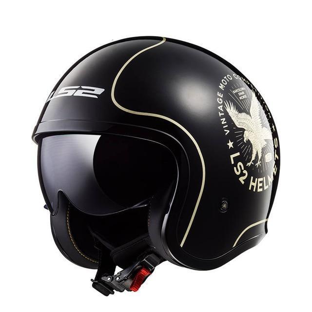 Vintage Vespa helmets skull open face electric motorcycle helmet sun shield