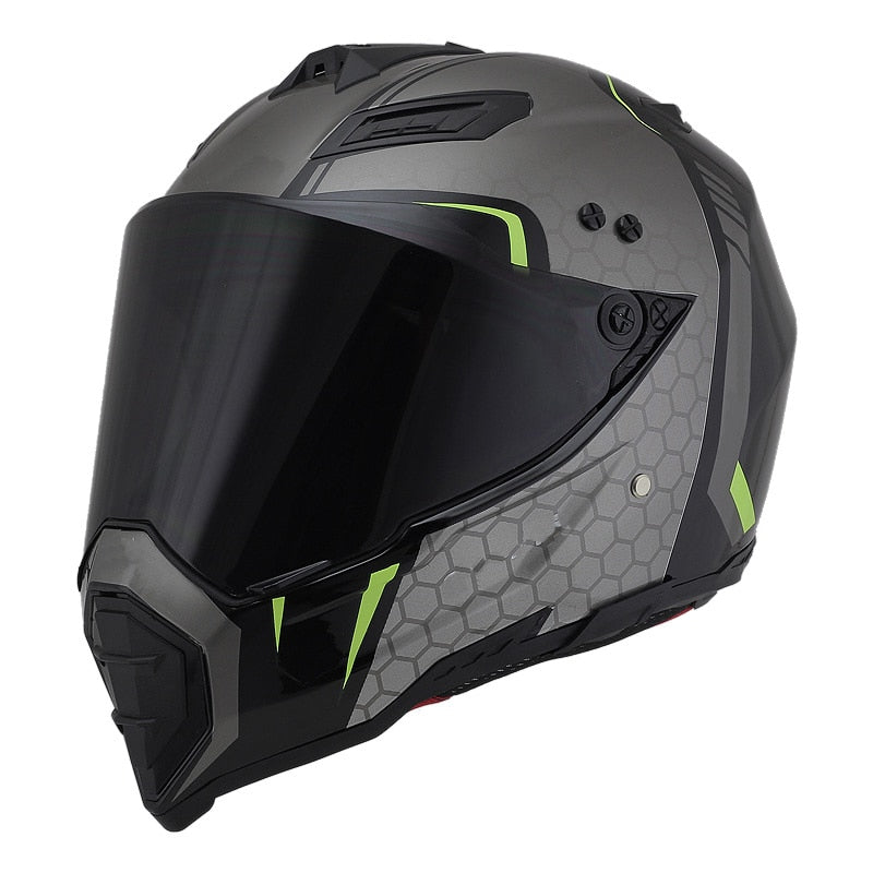 Motocross helmet racing casque de moto vintage retro motorcycle helmet off road skull style