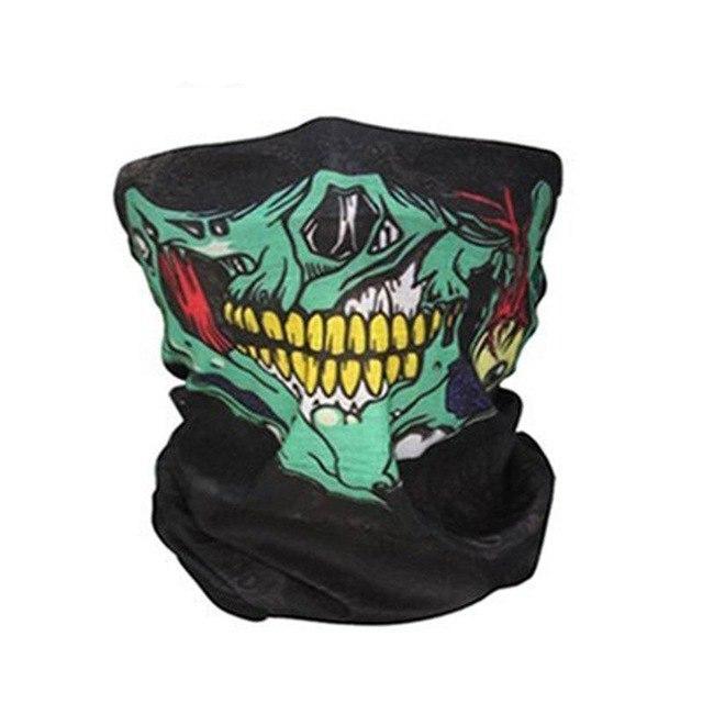 Bike skull mask face scarf neck bandana ski motorcycle women men