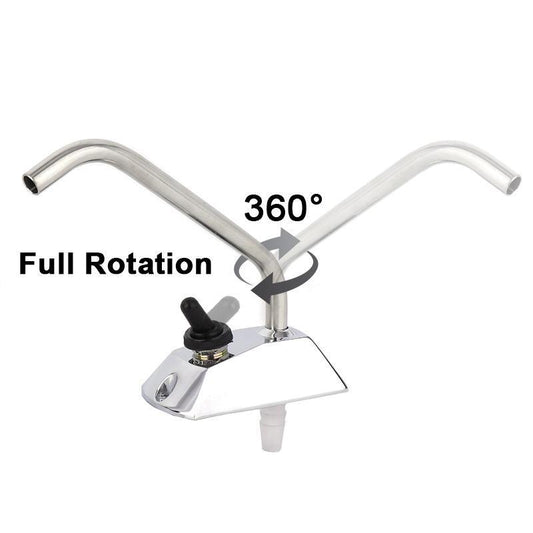 Water pump full rotation self priming pressure faucet garden kitchen bathroom