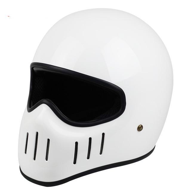 Rider motorcycle helmet vintage chopper helmets retro full face japan ghost style