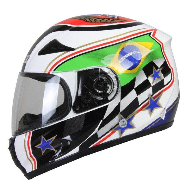 Motorcycle full face helmet racing touring scooter vespa helmets motobike