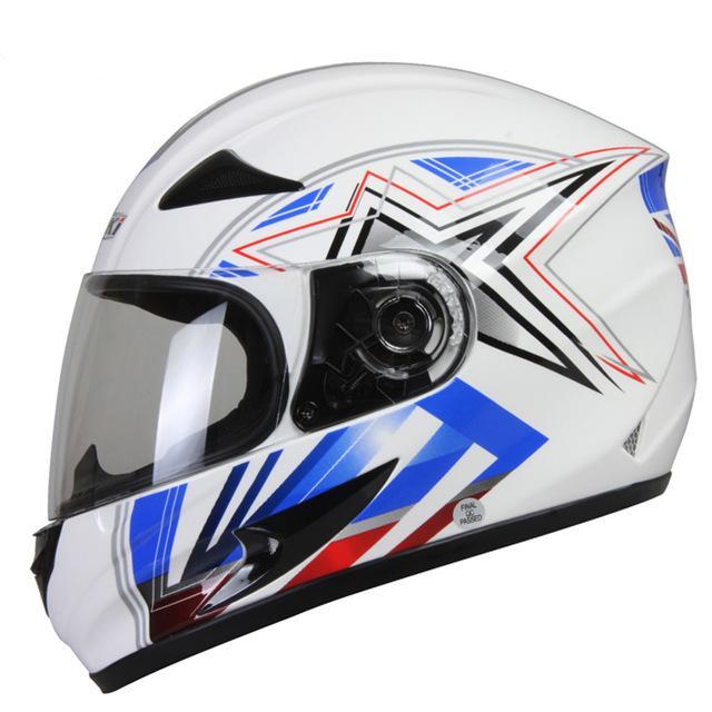 Motorcycle full face helmet racing touring scooter vespa helmets motobike