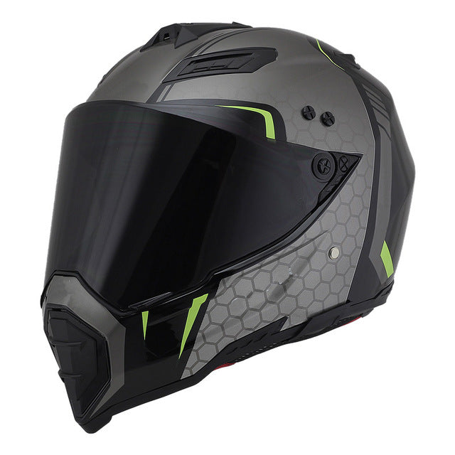 Motocross helmet racing casque de moto vintage retro motorcycle helmet off road skull style