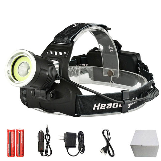 Helmet headlight headlamp torch lights hunting fishing camping 4 Modes