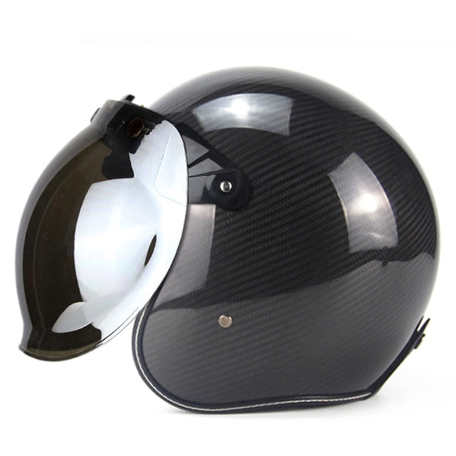 Vintage helmet retro 3/4 open face motorcycle helmets cruiser scooter