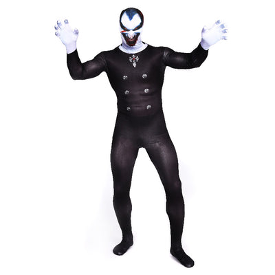 Ghost halloween costume cosplay bodysuit men fancy dress party club gifts