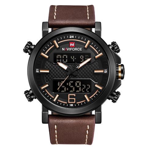 Men wristwatch digital sport quartz watch luminous hands display sport relogio