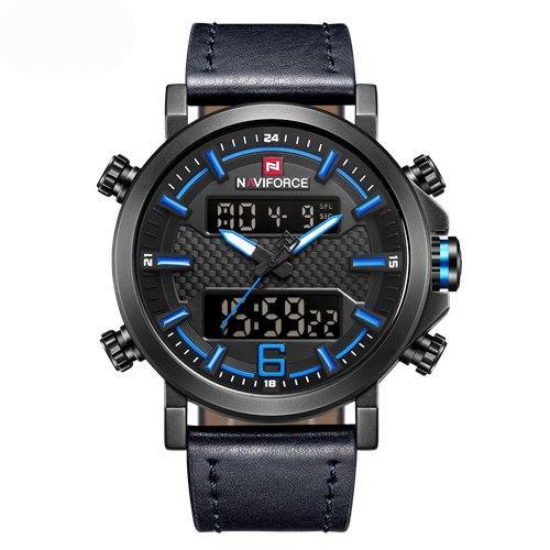 Men wristwatch digital sport quartz watch luminous hands display sport relogio