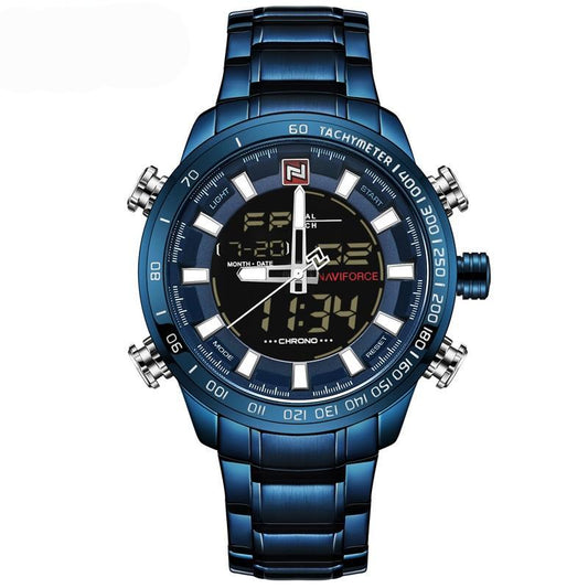 Men wristwatch sports watches analog digital full steel quartz watch relogio masculino