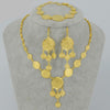 Ancient gold coin jewelry set necklace earrings bracelet Islamic Muslim Arab Africa for gifts