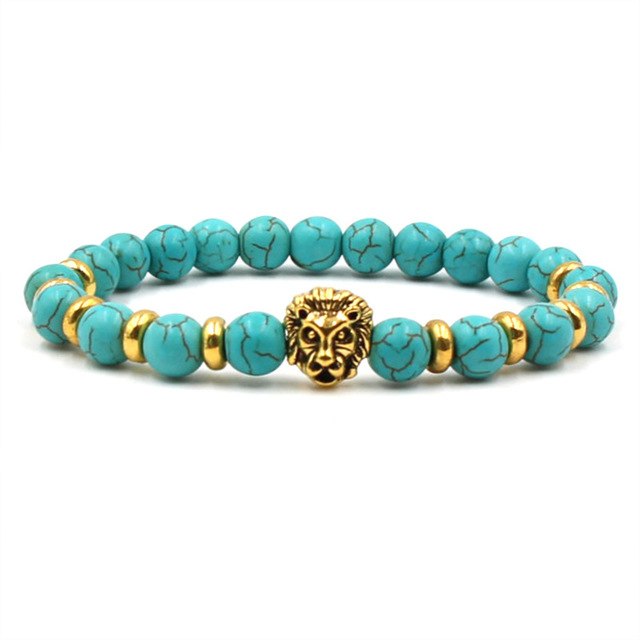 lava bracelet women elephant palm diy buddha beads owl leo lion helmet bangle
