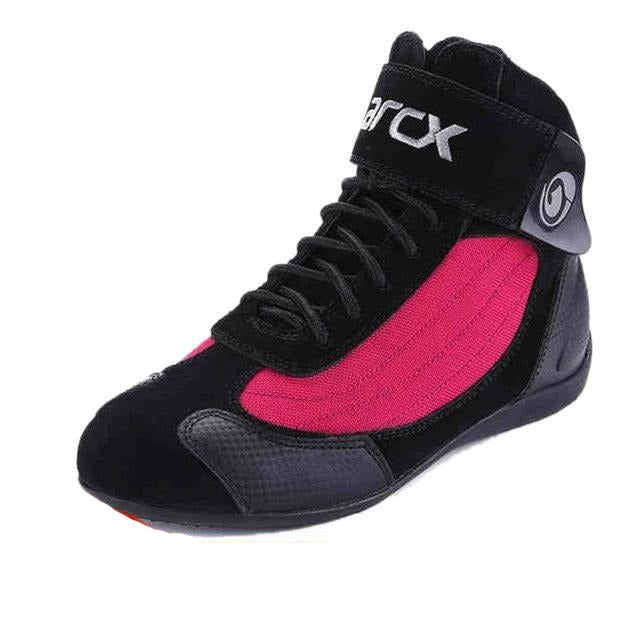 Motorcycle boots casual shoes motorbike chopper cruiser ankle touring men women