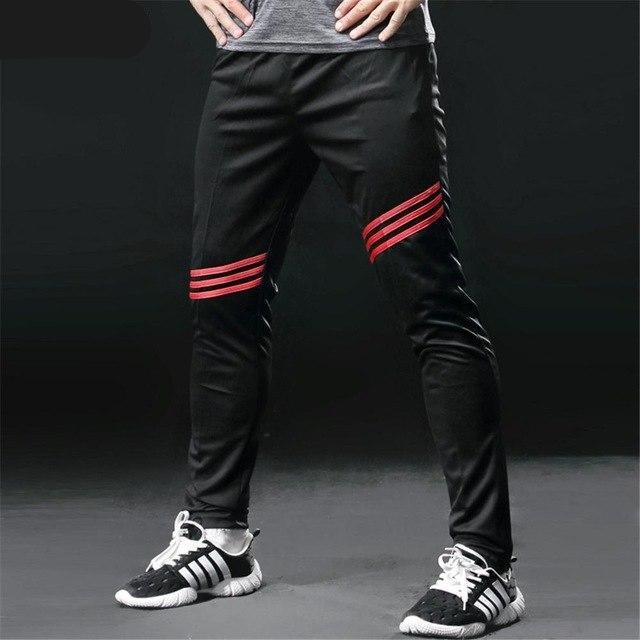 men fitness sweatpants running pants gym athletic sports leggings quick dry