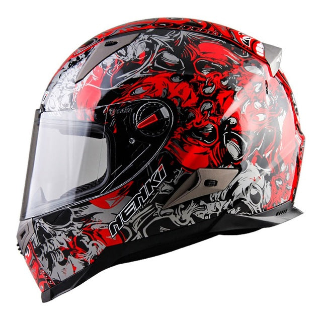 Scooter helmet vintage skull racing motorcycle helmets vespa cruiser chopper moto casco