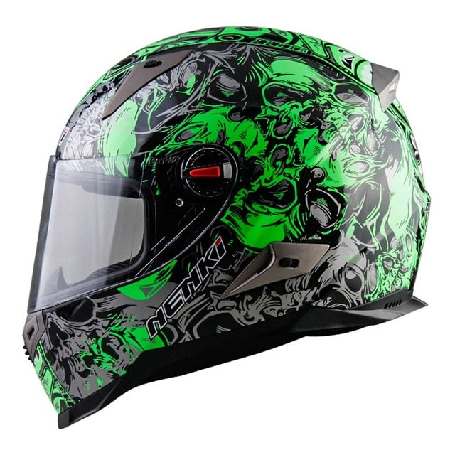 Scooter helmet vintage skull racing motorcycle helmets vespa cruiser chopper moto casco