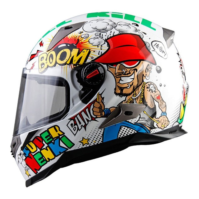 Scooter helmet vintage skull racing motorcycle helmets vespa cruiser chopper moto casco