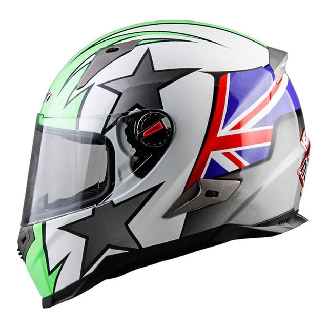 Scooter helmet vintage skull racing motorcycle helmets vespa cruiser chopper moto casco