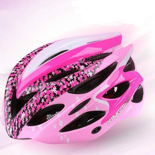 Ladies bike helmets safety women bicycle helmet mtb ultralight integrally molded warning light