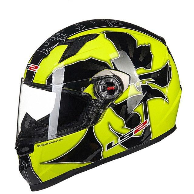 Army green motorcycle helmet racing helmets full face abs material black visor