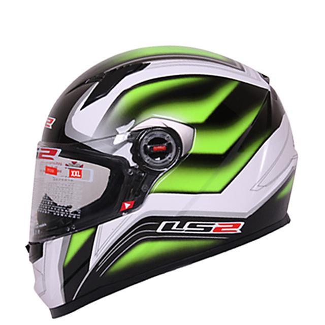 Army green motorcycle helmet racing helmets full face abs material black visor