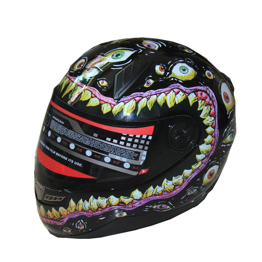 Cat helmet motorcycle helmets goggles full face protect big eyes funny gifts