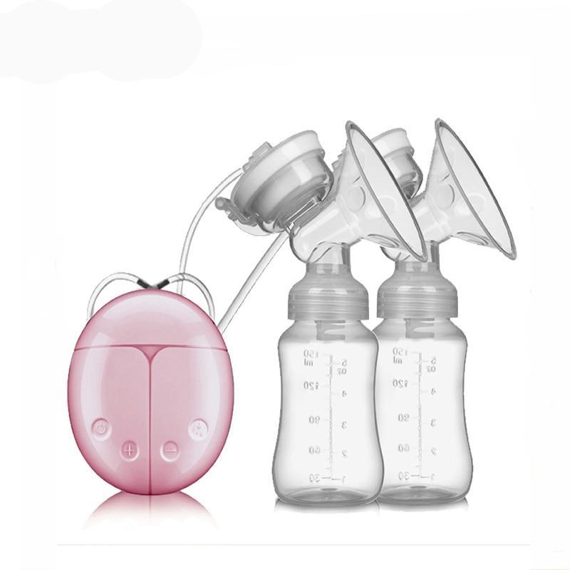 Mom breast pump hands free pumping nurse breast feeding baby maternity