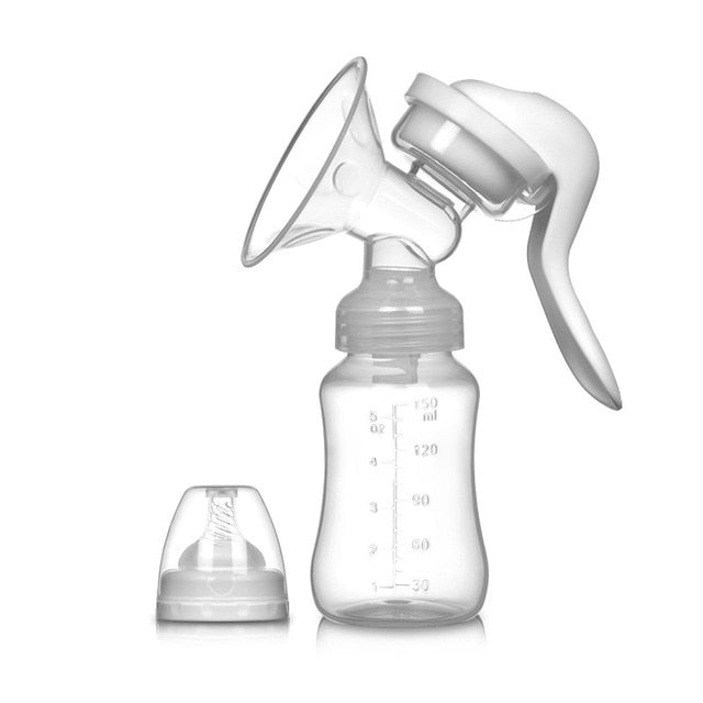 Mom breast pump hands free pumping nurse breast feeding baby maternity