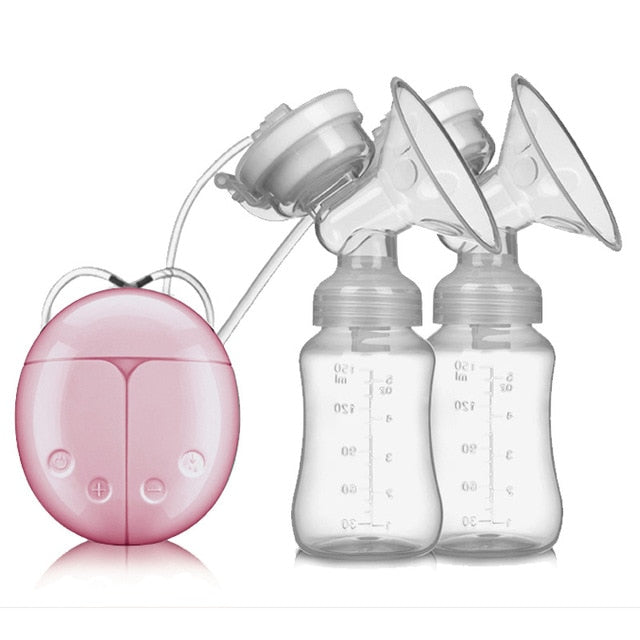Mom breast pump hands free pumping nurse breast feeding baby maternity