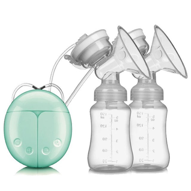 Mom breast pump hands free pumping nurse breast feeding baby maternity