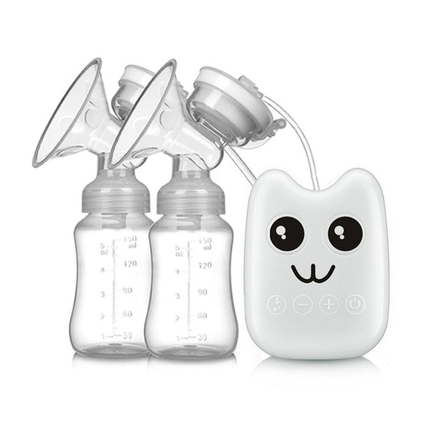 Mom breast pump hands free pumping nurse breast feeding baby maternity