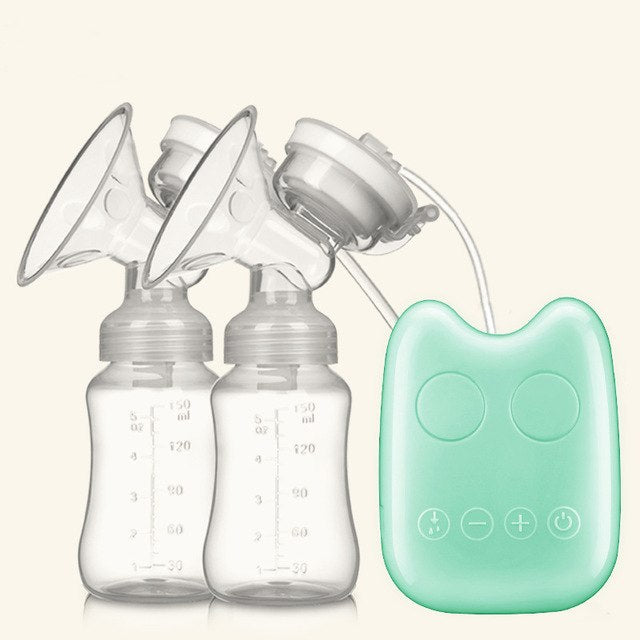 Mom breast pump hands free pumping nurse breast feeding baby maternity