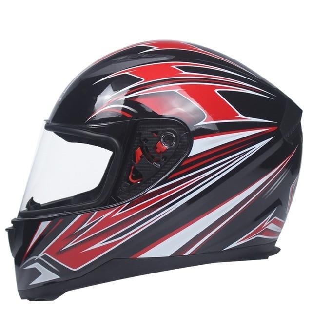 racing full face motorcycle helmets matte black red 7color sports off road