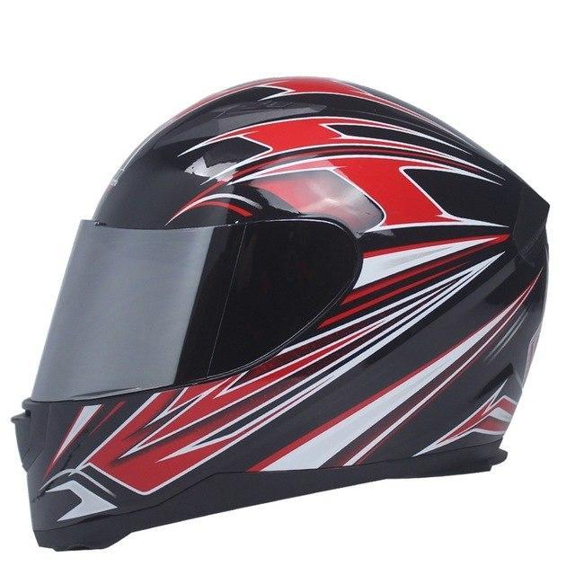 racing full face motorcycle helmets matte black red 7color sports off road