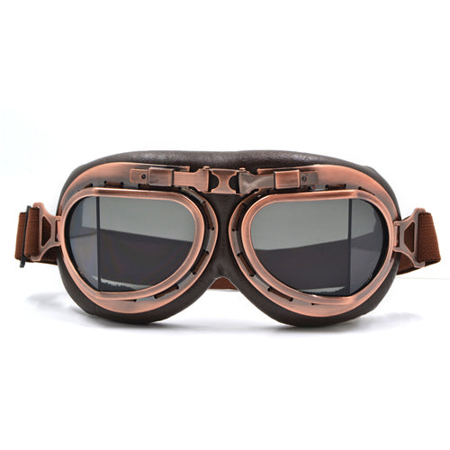 Retro goggles helmets motorcycle goggles vintage pilot jet style
