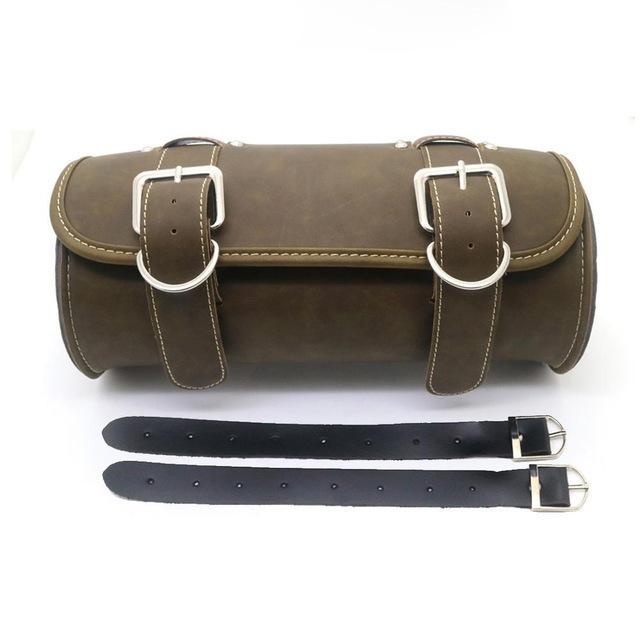 Vintage saddlebag motorcycle leather tool bag for biker motorbike moto accessories