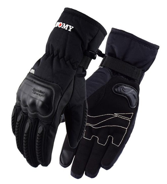 Motorcycle glove vespa gloves winter warm waterproof touch screen